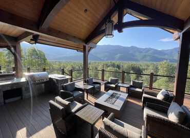 Brooks Creek Ranch lodge interior details